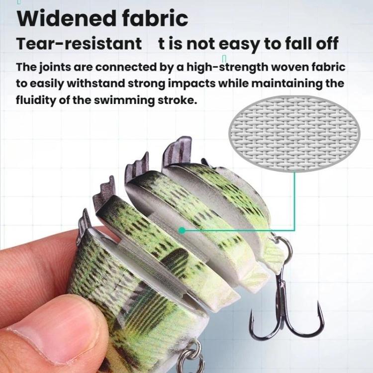 6-Segment versinkender Wobbler Hardbait