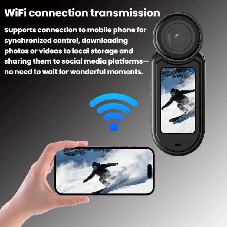 D03 HD-Action-Kamera, am Hals tragbare magnetische Mini-Smart-Daumenkamera