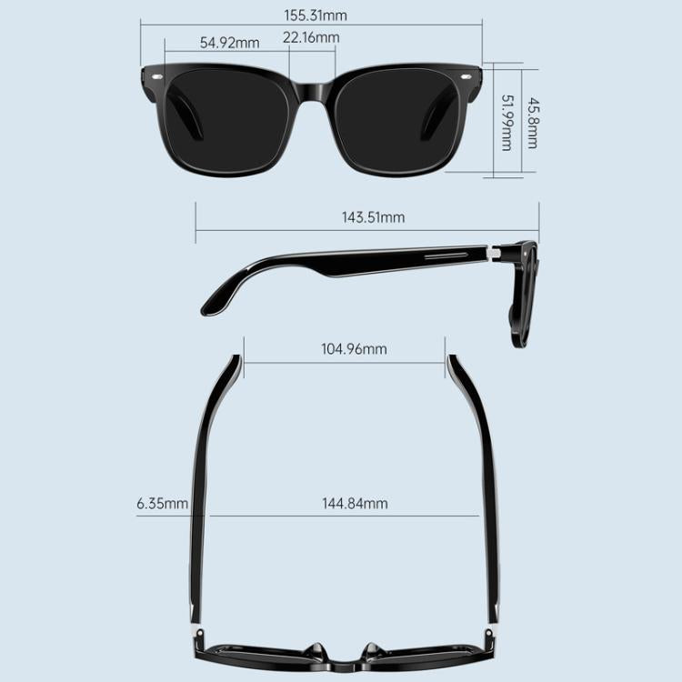 V6 Max UV Protection Smart Bluetooth Glasses with AI Assistant