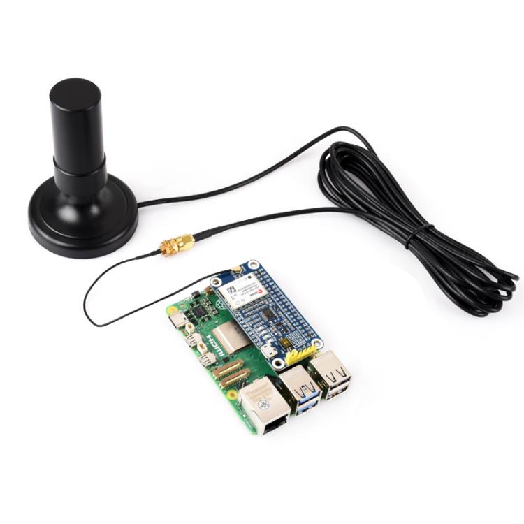 WAVESHARE GNSS L1+L2+L5 Multisatelliten-Mehrfrequenz-Vierdraht-Wendel-Aktiv-Präzisionspositionierungsantenne, Q25, Q39
