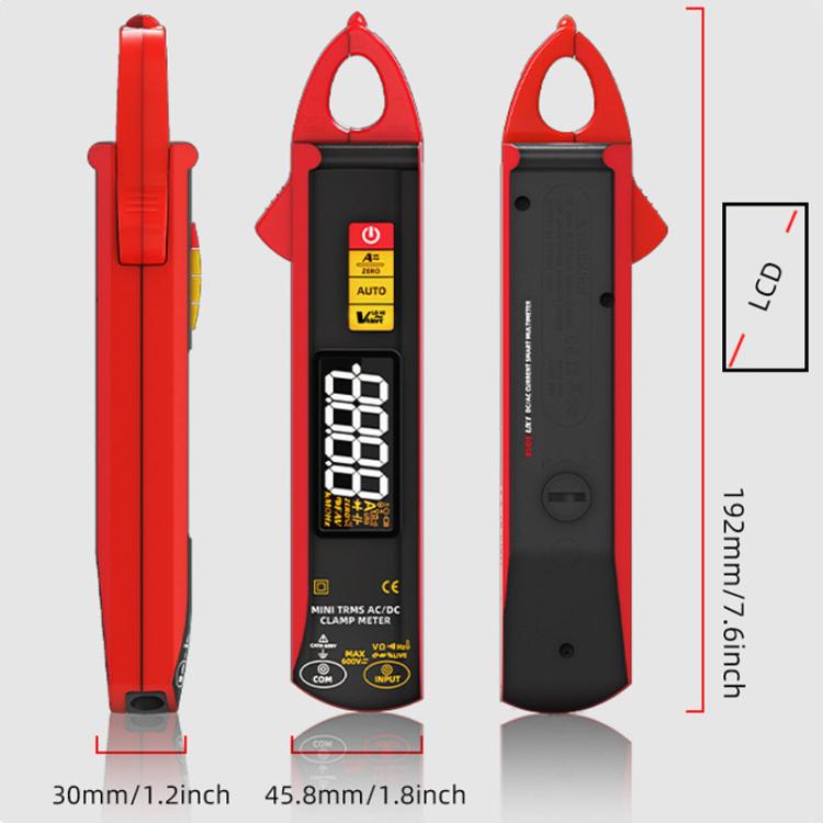 Hochpräzises intelligentes Zangenmessgerät AC/DC 100A 6000-Counts Multimeter, UX1