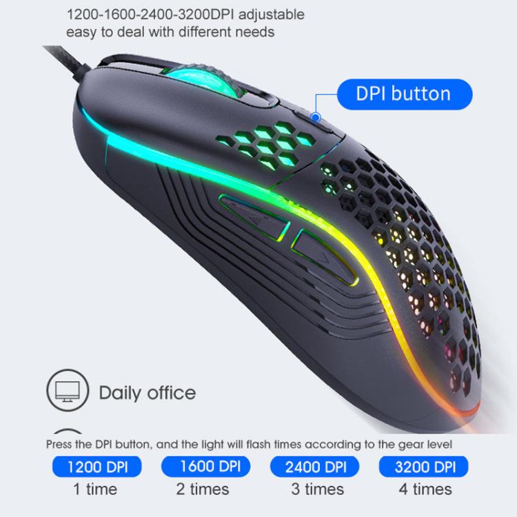 iMICE MK-X30 RGB-Beleuchtung anpassbares 1,5 m kabelgebundenes mechanisches Gaming-Tastatur-Maus-Set