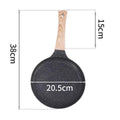 Multifunktionale Antihaft-Bratpfanne für den Haushalt, Antihaft-Pfanne für Eier & Pizza, Klein Schwarz, Mittel Schwarz, Groß Schwarz, Klein Beige, Mittel Beige, Groß Beige