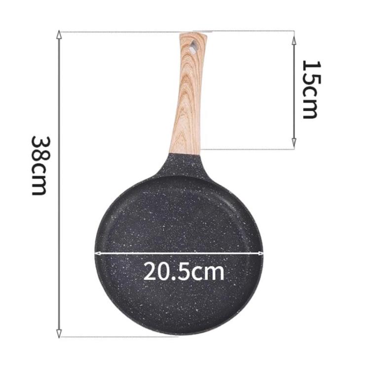 Multifunktionale Antihaft-Bratpfanne für den Haushalt, Antihaft-Pfanne für Eier & Pizza, Klein Schwarz, Mittel Schwarz, Groß Schwarz, Klein Beige, Mittel Beige, Groß Beige