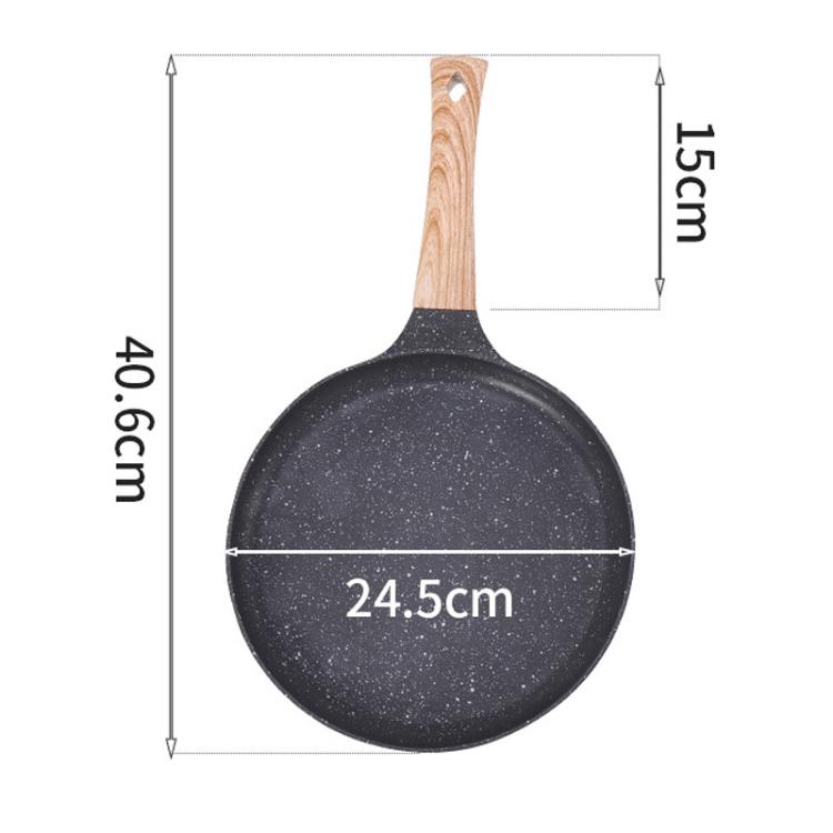 Multifunktionale Antihaft-Bratpfanne für den Haushalt, Antihaft-Pfanne für Eier & Pizza, Klein Schwarz, Mittel Schwarz, Groß Schwarz, Klein Beige, Mittel Beige, Groß Beige