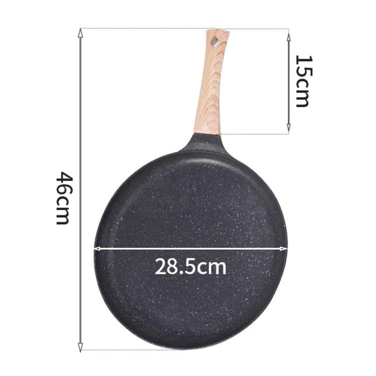 Multifunktionale Antihaft-Bratpfanne für den Haushalt, Antihaft-Pfanne für Eier & Pizza, Klein Schwarz, Mittel Schwarz, Groß Schwarz, Klein Beige, Mittel Beige, Groß Beige