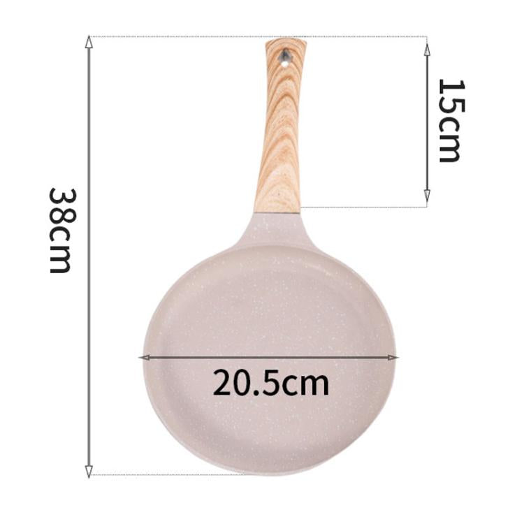 Multifunktionale Antihaft-Bratpfanne für den Haushalt, Antihaft-Pfanne für Eier & Pizza, Klein Schwarz, Mittel Schwarz, Groß Schwarz, Klein Beige, Mittel Beige, Groß Beige