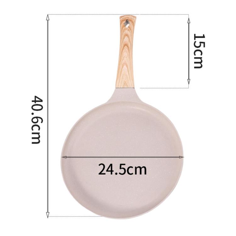 Multifunktionale Antihaft-Bratpfanne für den Haushalt, Antihaft-Pfanne für Eier & Pizza, Klein Schwarz, Mittel Schwarz, Groß Schwarz, Klein Beige, Mittel Beige, Groß Beige