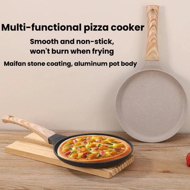 Multifunktionale Antihaft-Bratpfanne für den Haushalt, Antihaft-Pfanne für Eier & Pizza, Klein Schwarz, Mittel Schwarz, Groß Schwarz, Klein Beige, Mittel Beige, Groß Beige