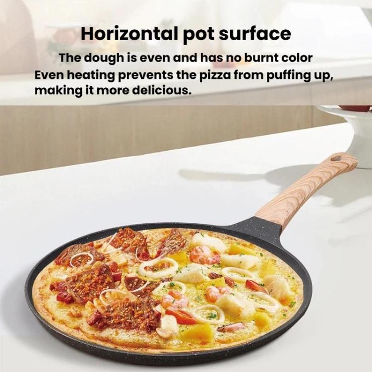 Multifunktionale Antihaft-Bratpfanne für den Haushalt, Antihaft-Pfanne für Eier & Pizza, Klein Schwarz, Mittel Schwarz, Groß Schwarz, Klein Beige, Mittel Beige, Groß Beige