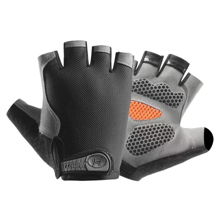 Breathable Half-Finger Gloves For Outdoor Fitness & Sports Non-Slip Wear-Resistant Mountaineering Fingerless Gloves, XL
