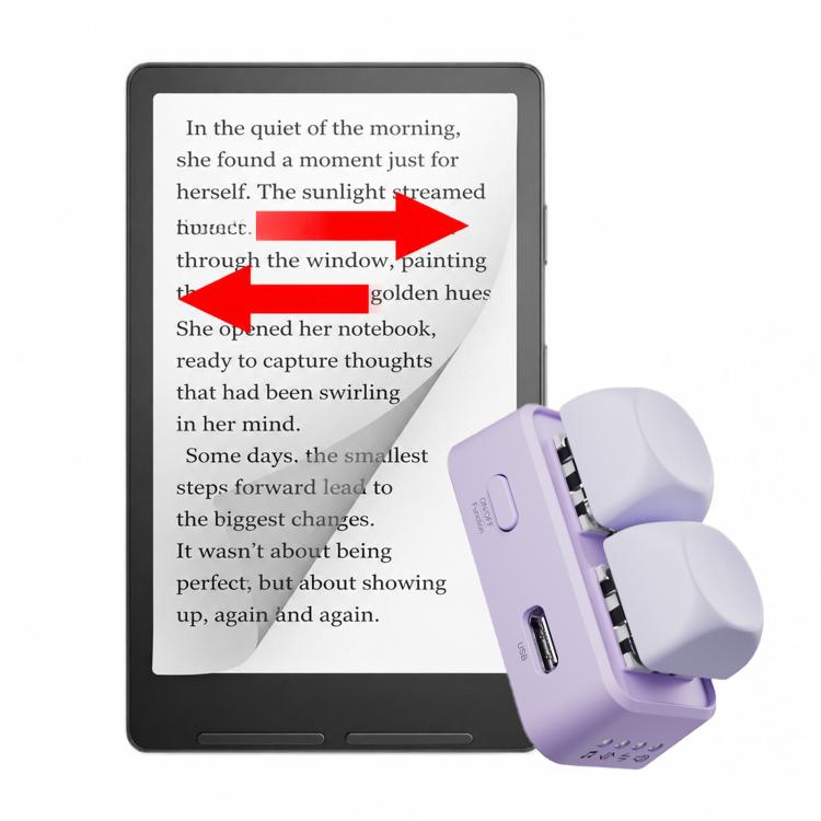 Hanlinyue 2-Key High-Speed Switch Keyboard Bluetooth Page Turner, Pink For KOBO, Pink For Phone, Pink For E-book, Purple For Phone, Purple For E-book, Purple For KOBO, Green For KOBO, Green For Phone, Green For E-book, Orange For Phone, Orange For KOBO...