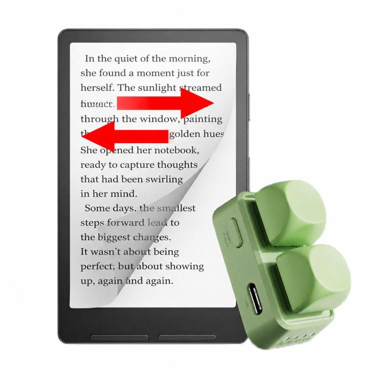 Hanlinyue 2-Key High-Speed Switch Keyboard Bluetooth Page Turner, Pink For KOBO, Pink For Phone, Pink For E-book, Purple For Phone, Purple For E-book, Purple For KOBO, Green For KOBO, Green For Phone, Green For E-book, Orange For Phone, Orange For KOBO...