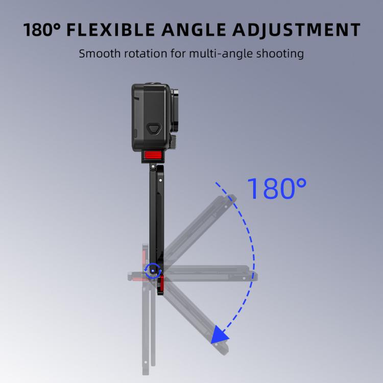 Magnetisches Schnellwechsel-Stativ für Insta360 Ace / Ace Pro 2 / X5 zur Befestigung am Flymile-Karabiner