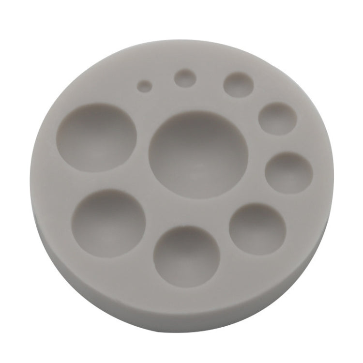 Round Silicone Fondant Cake Mold DIY Baking Decoration Chocolate Tool, Round Silicone(Grey), Round Silicone(Pink)
