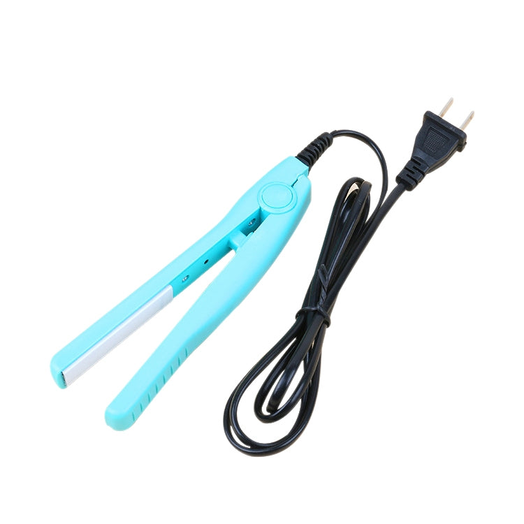 Mini-Haarglätter mit Keramik-Turmalin-Platten und Lockenstabfunktion