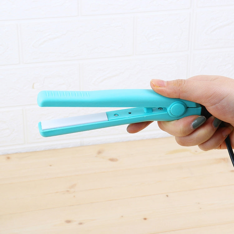 Mini-Haarglätter mit Keramik-Turmalin-Platten und Lockenstabfunktion