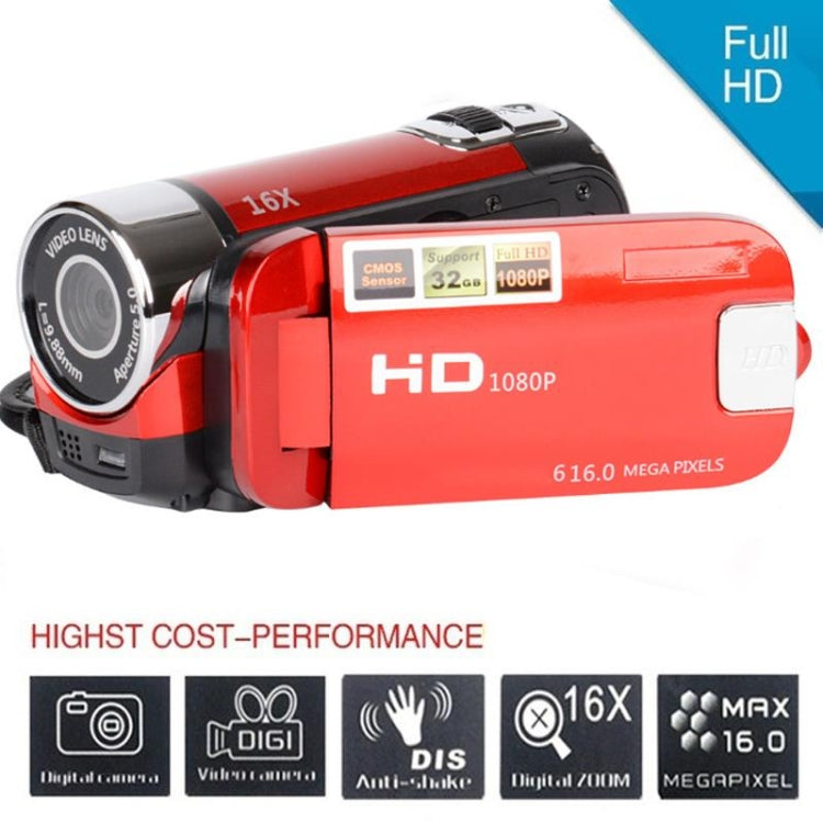 16-fach digitaler Zoom HD 16-Megapixel Heim- und Reise-DV-Kamera, US-Stecker