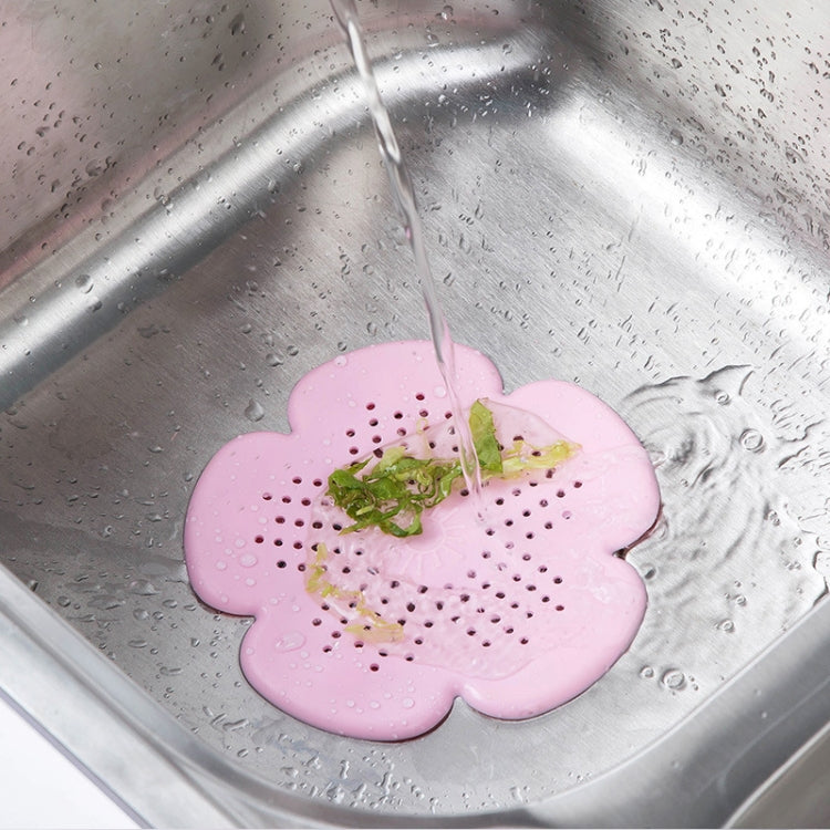 Flower Shape Bathroom Drain Hair Catcher Sink Strainer Filter Anti Clog Cover