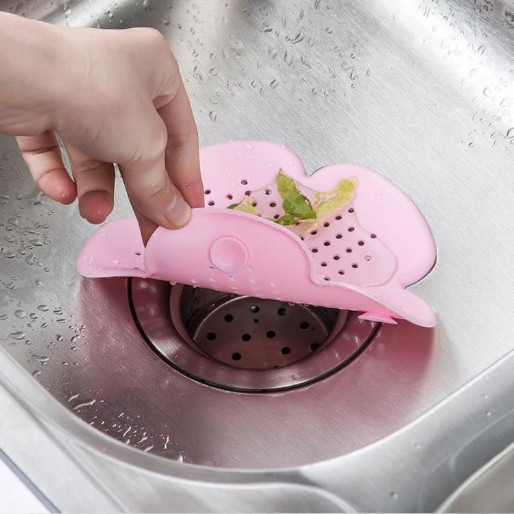 Flower Shape Bathroom Drain Hair Catcher Sink Strainer Filter Anti Clog Cover