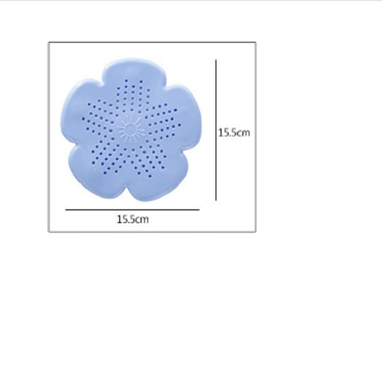 Flower Shape Bathroom Drain Hair Catcher Sink Strainer Filter Anti Clog Cover