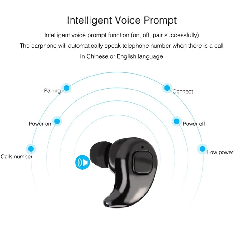 S530X Mini HiFi Handsfree Sport Wireless Bluetooth Earphone with Microphone