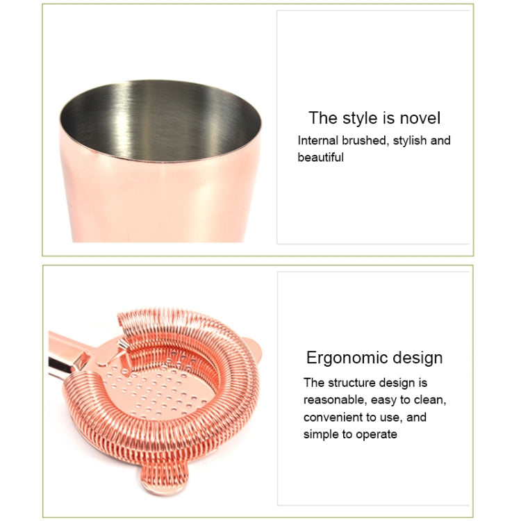 11 in 1 Cocktail Mixing Set Wine Filter Filter, Rose Gold, Gold, Silver, Black