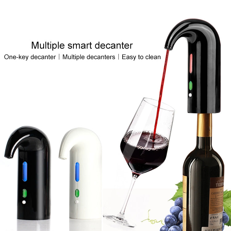Red Wine USB Rechargeable Quick Decanter Intelligent Wine Decanter, White, Black, Red