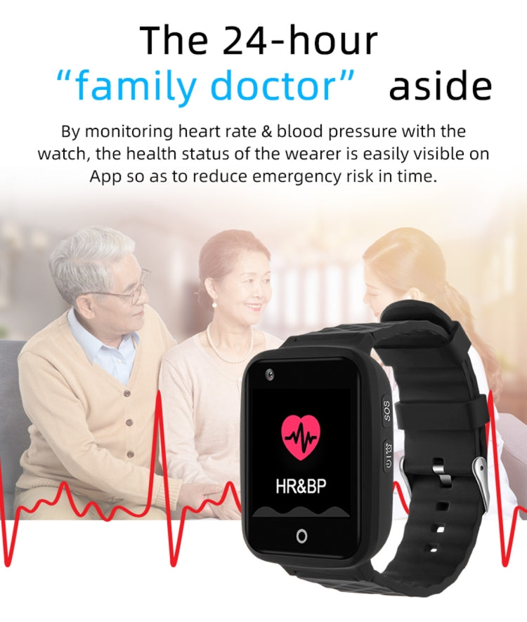 REACHFAR RF-V46-A GPS Smart Tracker WatchBand, Support SOS / Camera / Health Management / 4G LTE / Blood Pressure / Heart Rate, For Asia / Europe / Africa / Australia, RF-V46-A