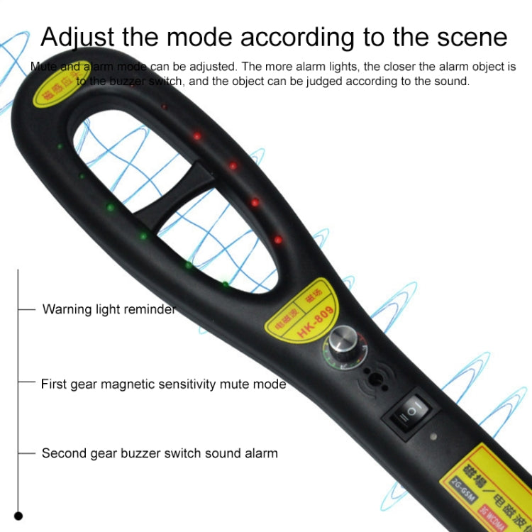 HK-809 High-Sensitivity Wireless Signal Detector – 1MHz–2.8GHz