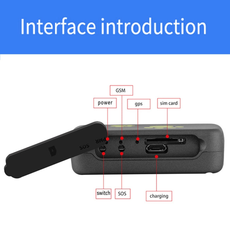 TK203 4G GPS / GPRS / GSM Personal / Goods /  Pet / Bag Locator Pet Collar Real-time Tracking Device, TK203