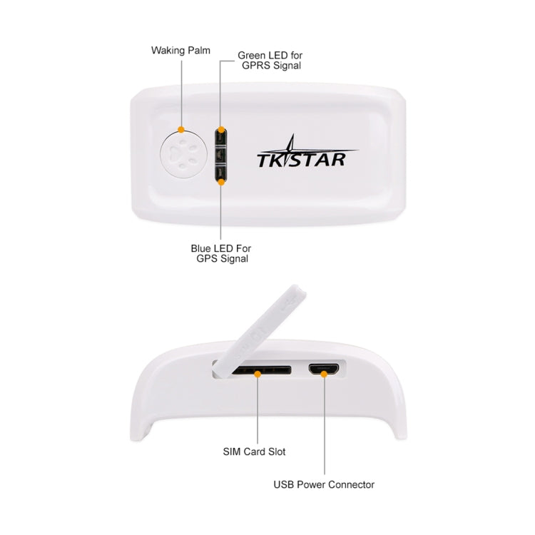 TK-909 GPS / GPRS / GSM Pet Locator Pet Collar Real-time Tracking Device, TK-909