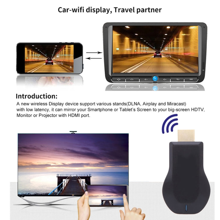 M9 Plus Wireless HDMI Display Dongle 1080P Miracast AirPlay