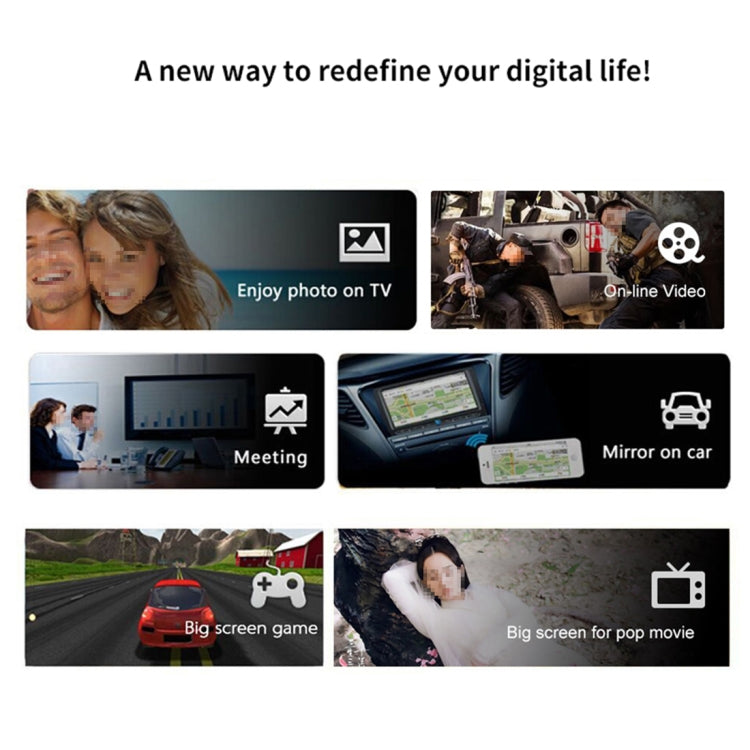 M9 Plus Wireless HDMI Display Dongle 1080P Miracast AirPlay