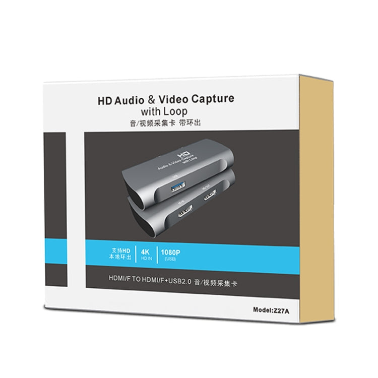 Z27A HDMI-Buchse auf HDMI-Buchse USB-Video-Audio-Capture-Box, Z27A