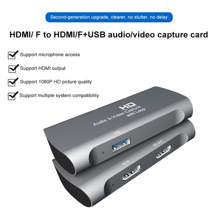 Z27A HDMI-Buchse auf HDMI-Buchse USB-Video-Audio-Capture-Box, Z27A
