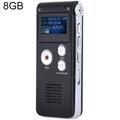 SK012 8GB Smart Noise Reduction HD Voice Recording Pen, Black 8GB