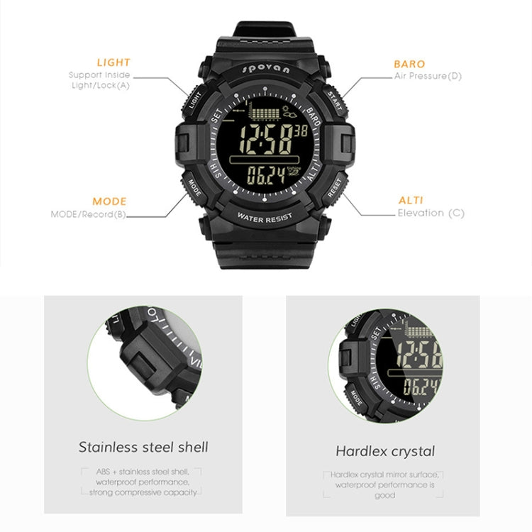 SPV706 Smart Fishing Mountaineering Waterproof Multifunctional Outdoor Sports Watch