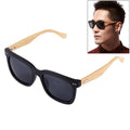 Bamboo Sunglasses, sand black, Brown, curd