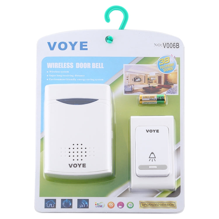 Wireless Doorbell – Plug-in Home Doorbell with 38 Polyphonic Ringtones, Adjustable Volume Remote Control Door Chime System for Home, Office & Shop (Easy Install, No Wiring Required)