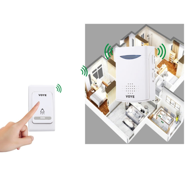 Wireless Doorbell – Plug-in Home Doorbell with 38 Polyphonic Ringtones, Adjustable Volume Remote Control Door Chime System for Home, Office & Shop (Easy Install, No Wiring Required)