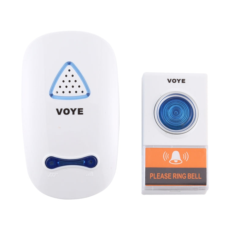 VOYE V025A Kabellose Türklingel für Zuhause mit 38 polyphonen Klängen, US-Stecker, V025A