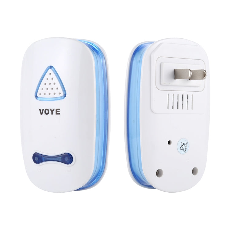 VOYE V025A Kabellose Türklingel für Zuhause mit 38 polyphonen Klängen, US-Stecker, V025A