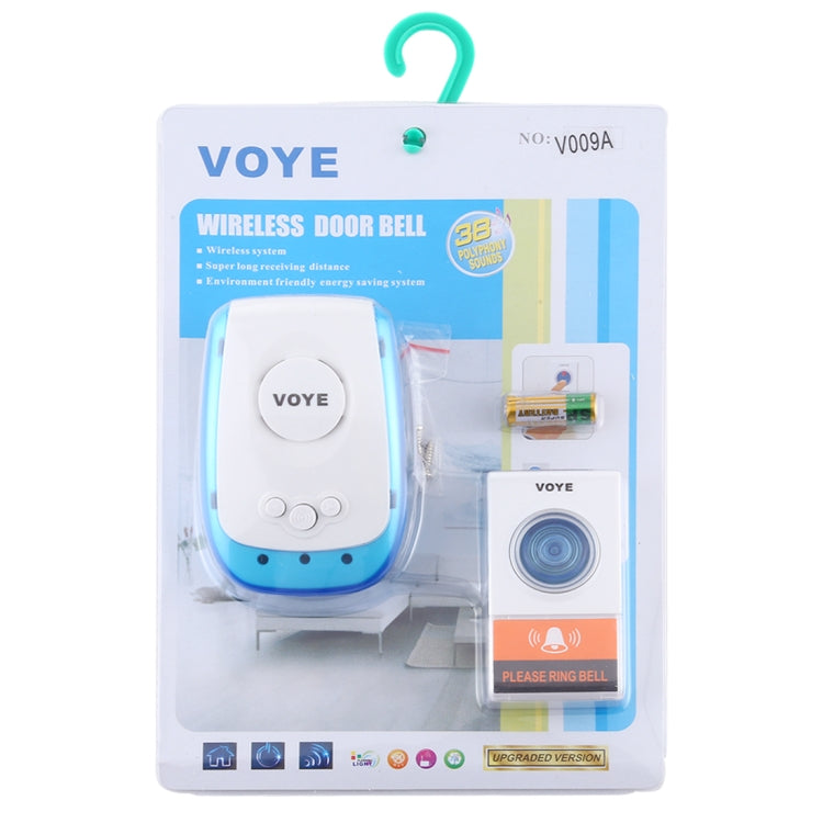 Wireless Doorbell with 38 Chimes Adjustable Volume Plug In Door Bell