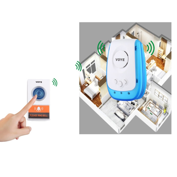 Wireless Doorbell with 38 Chimes Adjustable Volume Plug In Door Bell