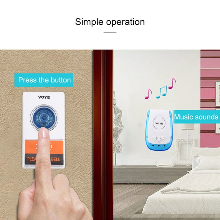 Wireless Doorbell with 38 Chimes Adjustable Volume Plug In Door Bell