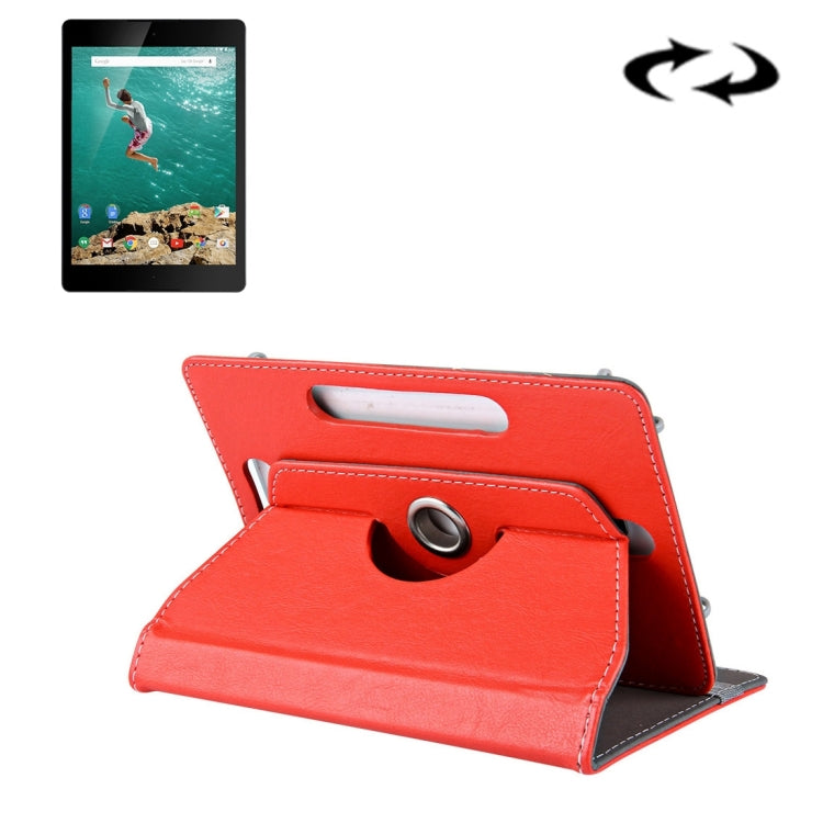 9 inch Tablets Leather Case Crazy Horse Texture 360 Degrees Rotation Protective Case Shell with Holder for ONDA V891w, Ramos i9s Pro & Win8, Colorfly i898W & i898A, 9 inch Blue, 9 inch Purple, 9 inch White, 9 inch Black, 9 inch Orange, 9 inch Red      ...