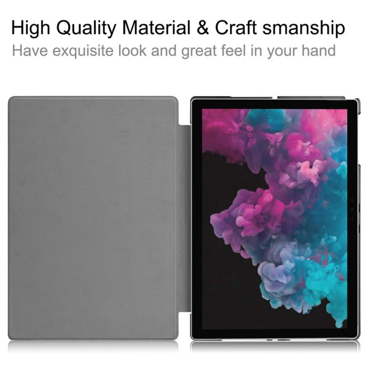 Graffiti Pattern Colored Painted Horizontal Flip PU Leather Case for Microsoft Surface Pro 4 / 5 / 6 12.3 inch, with Holder & Pen Slot, For Microsoft Surface Pro 4 / 5 / 6 12.3 inch
