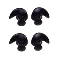 2 Pair Soft Ear Plugs Environmental Silicone Waterproof Dust-Proof Earplugs Diving Water Sports Swimming Accessories, Soft Ear Plugs(Black)
