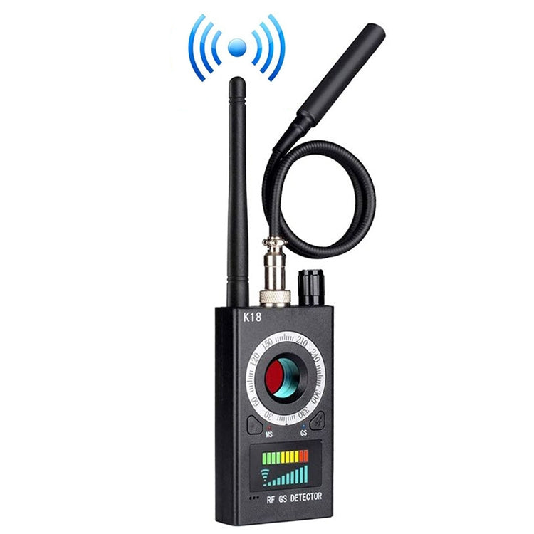 K18 Wireless Signal & Camera Detector – 1MHz–6.5GHz
